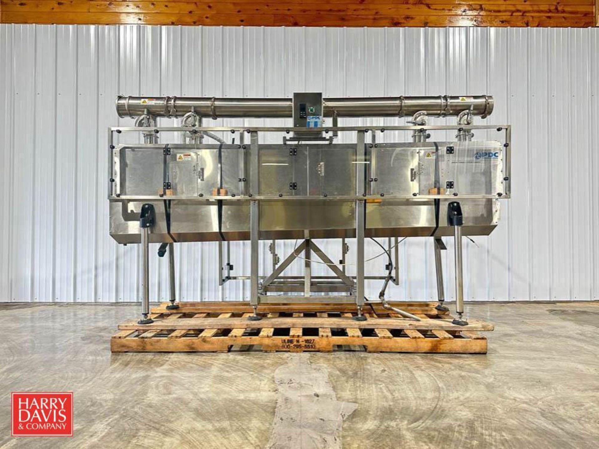 PDC S/S Shink Tunnel , Model: KST80-712 , S/N: 444 - Rigging Fee: $750