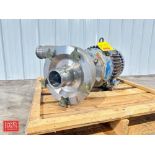 Fristam Centrifugal Pump, Model: 3542 with Baldor 25 HP Motor - Rigging Fee: $100