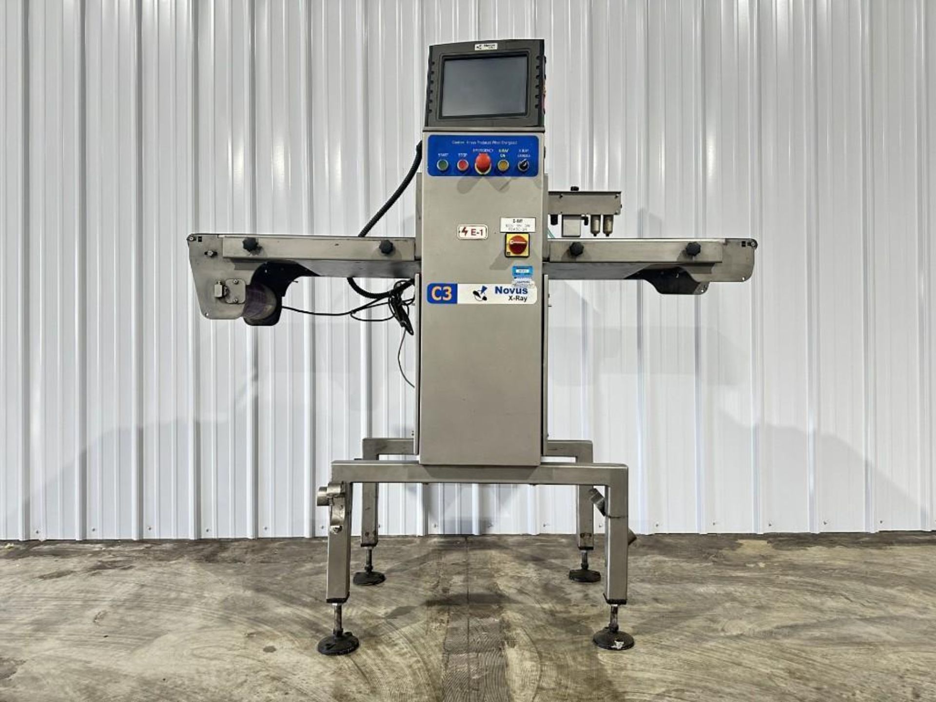 Novus X-Ray Machine, Model: C# 2-1006-6502, S/N: 110407-001 with Aperture: 385 mm Width x 165 mm