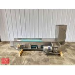 Sections S/S Framed Belt Conveyor: Dimensions = 78" x 1' and 64" x 1' - Rigging Fee: $200