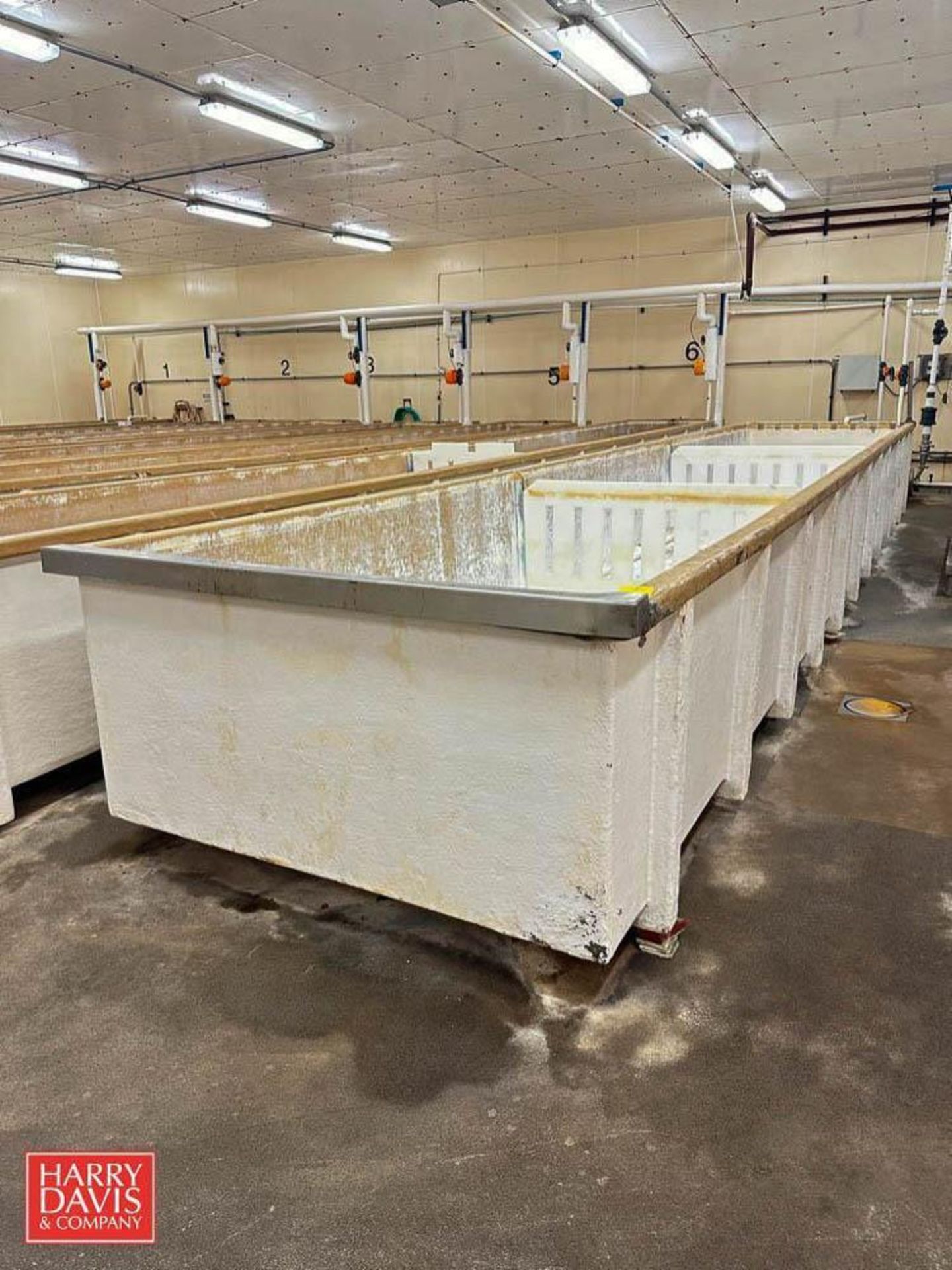 3,500 Gallon Fiberglass Brine Tank: 32’ x 66" x 34” Height - Rigging Fee: $1,250