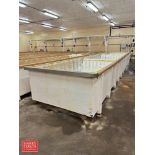 3,500 Gallon Fiberglass Brine Tank: 32’ x 66" x 34” Height - Rigging Fee: $1,250