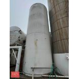 12,500 Gallon S/S Silo with (2) S/S Check Valves and Sensor - Rigging Fee: $6,500