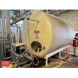 4,000 Gallon Horizontal S/S Water Storage Tank - Rigging Fee: $2,900