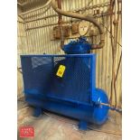 15 HP Air Compressor with 100 Gallon Horizontal Air Tank - Rigging Fee: $750