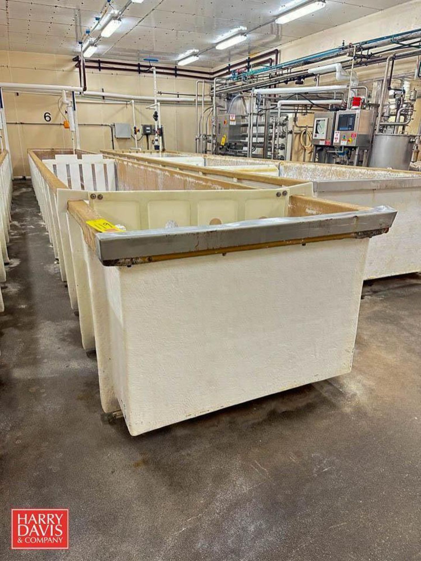 3,000 Gallon Fiberglass Brine Tank: 38’ x 46” x 32” Height - Rigging Fee: $1,250