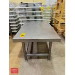 S/S Table: 5’ x 3’ x 33” Height - Rigging Fee: $75