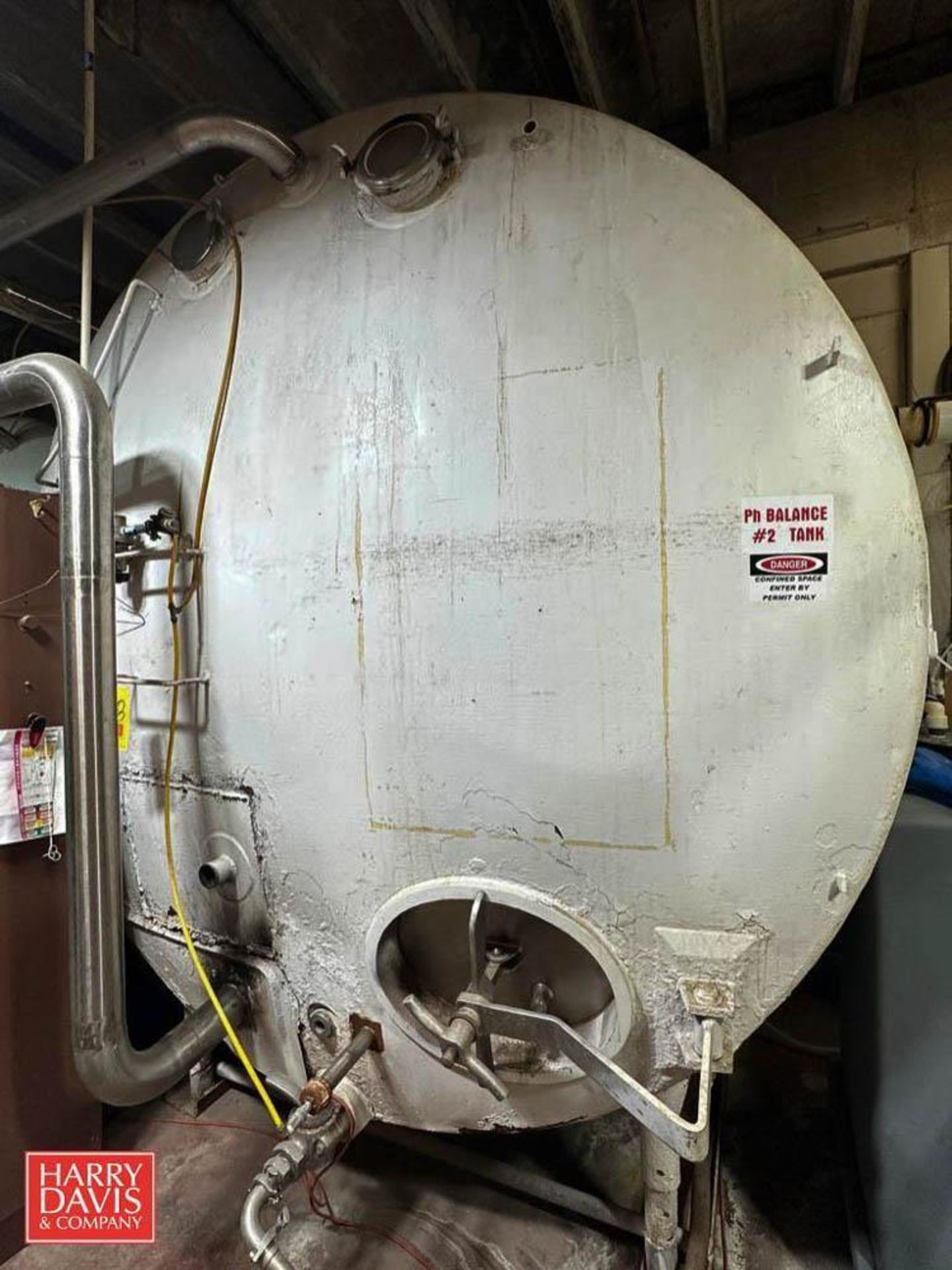 6,000 Gallon Horizontal S/S Tank - Rigging Fee: $4,000