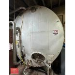 6,000 Gallon Horizontal S/S Tank - Rigging Fee: $4,000