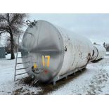 Crepaco 6,000 Gallon Jacketed S/S Horizontal Tank, S/N: 3994 - Rigging Fee: $3,000