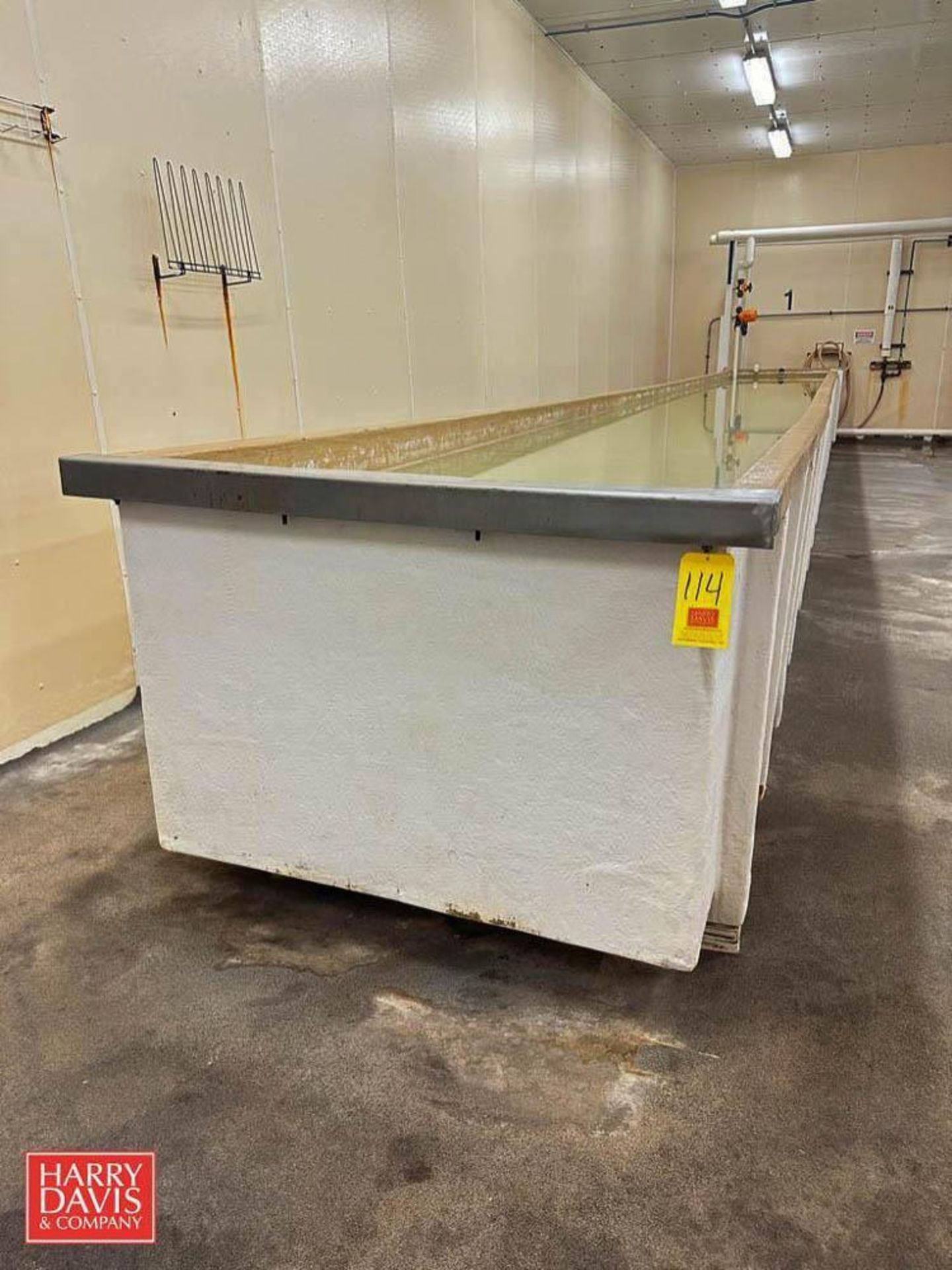 3,000 Gallon Fiberglass Brine Tank: 38’ x 46” x 32” Height - Rigging Fee: $1,250