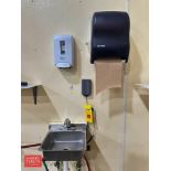 S/S Auto Hand Sink, Soap and Paper Towel Dispenser and Hose Station - Rigging Fee: $200