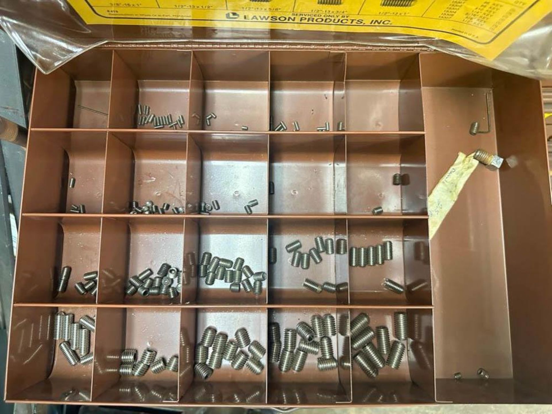 Parts Drawers with Solderless Terminals, Hardware, Steel Stock and Belts - Rigging Fee: $500 - Image 11 of 40