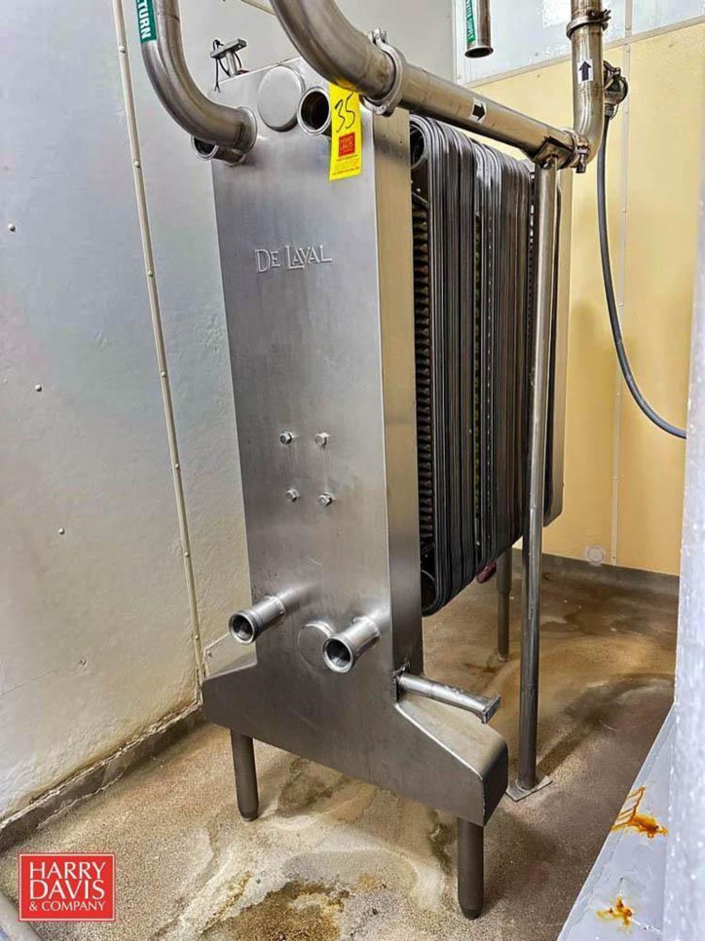 DeLaval S/S Plate Heat Exchanger - Rigging Fee: $2,500