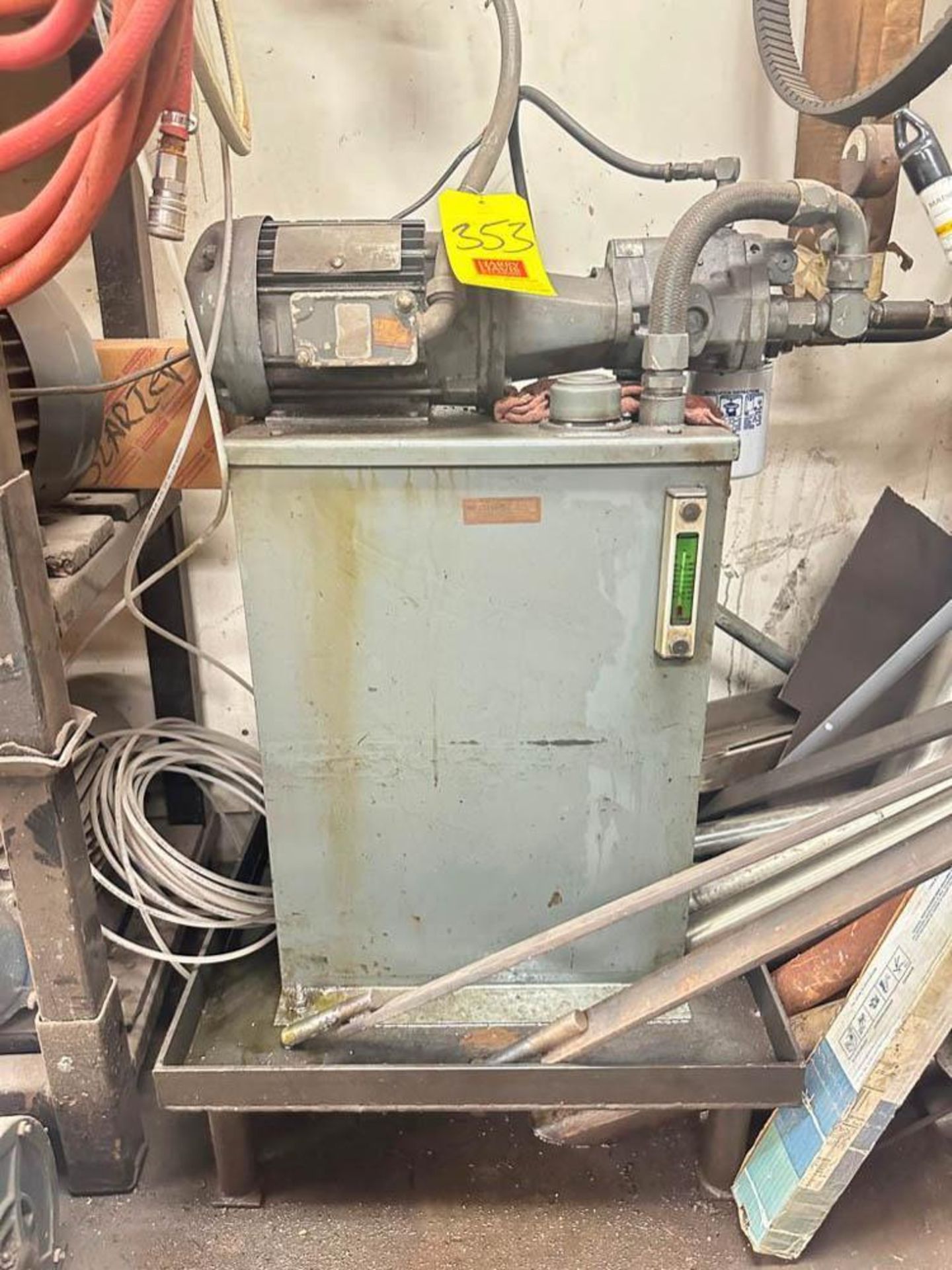 2 HP Hydraulic Pump System with Vickers Pump and Tank - Rigging Fee: $300