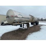 Walker 6,000 Gallon S/S Tandem Axle Tanker, VIN #: 1W9S82023F1027357 - Rigging Fee: $0