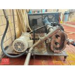 Positive Displacement Pump with Baldor 5 HP 1,750 RPM Motor (Cracked Head) - Rigging Fee: $250