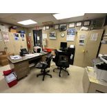 Desk Chairs and (4) 2-Door Cabinets - Rigging Fee: $300