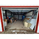 Assorted Doors, Plywood, Barrels and 6' A-Frame Ladder - Rigging Fee: $350