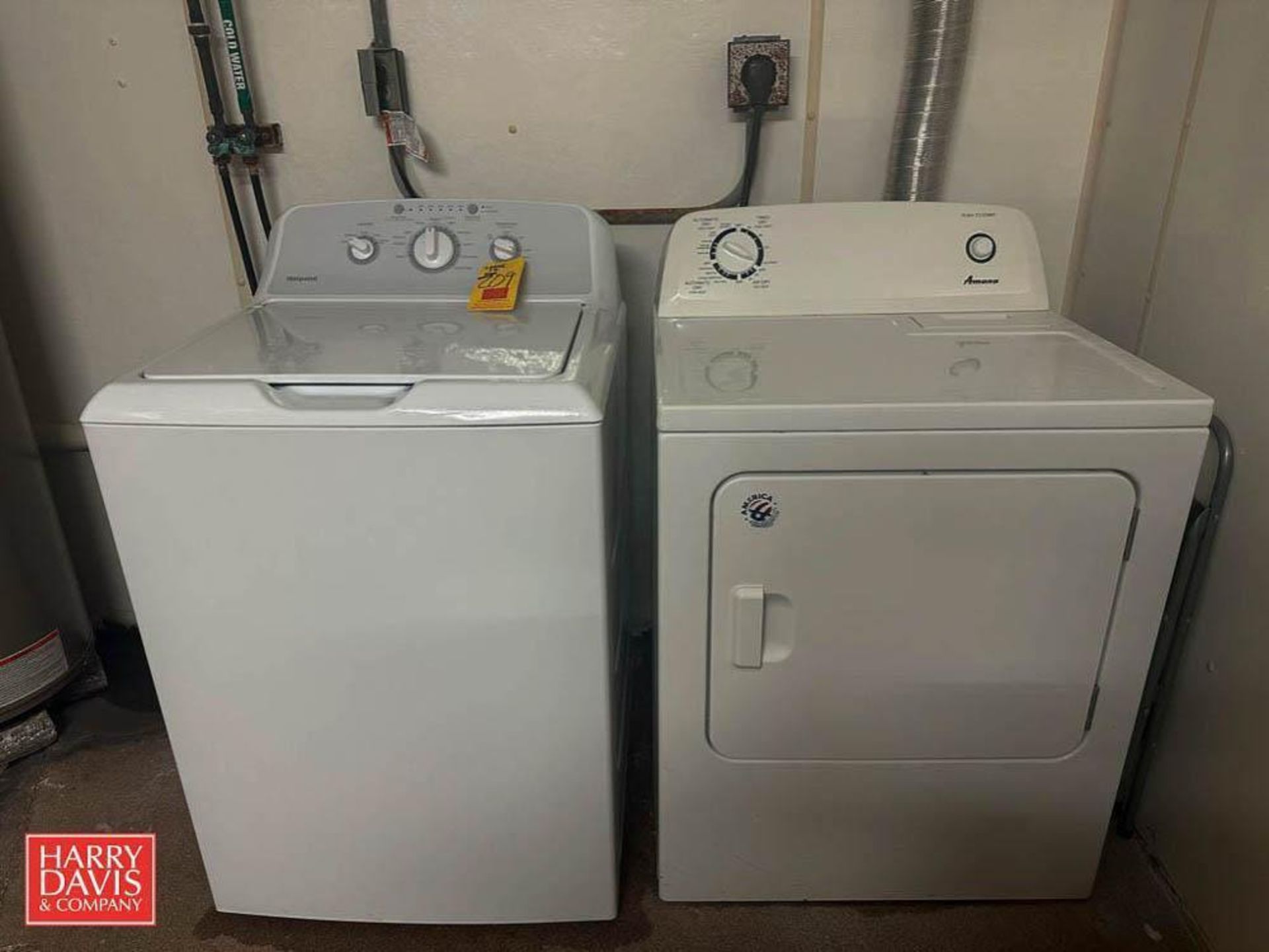 Hotpoint Washer and Amana Dryer - Rigging Fee: $250