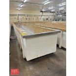 3,000 Gallon Fiberglass Brine Tank: 38’ x 46” x 32” Height - Rigging Fee: $1,250