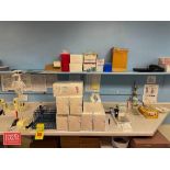 3M & Other Electronic Pipettes, Test Tube Racks, (8) Boxes: Globe Scientific Pipette Tips, Lab Stand