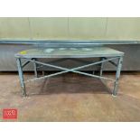 S/S Topped Table: 6’ x 3’ x 33” Height - Rigging Fee: $75