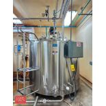 DCI 800 Gallon Jacketed Dome-Top S/S Processor, S/N: 86-D-33666-A with Vertical Agitation, Valve and