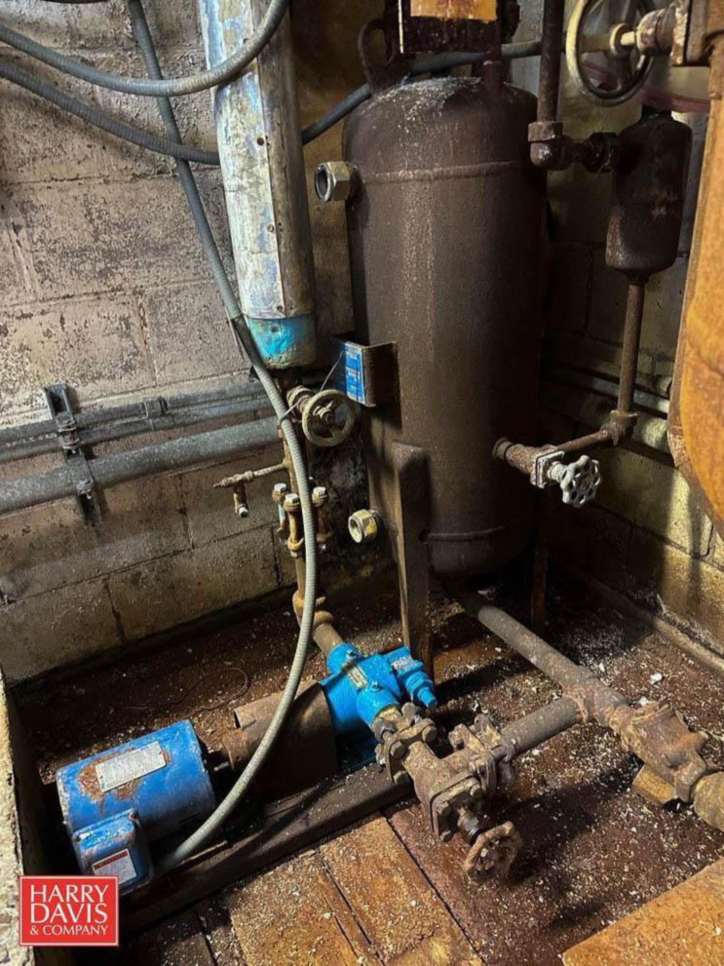 Vertical Ammonia Receiver, Expansion Tank and Pump - Rigging Fee: $1,250 - Image 2 of 2