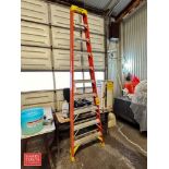 Werner 10’ A-Frame Fiberglass Ladder - Rigging Fee: $50