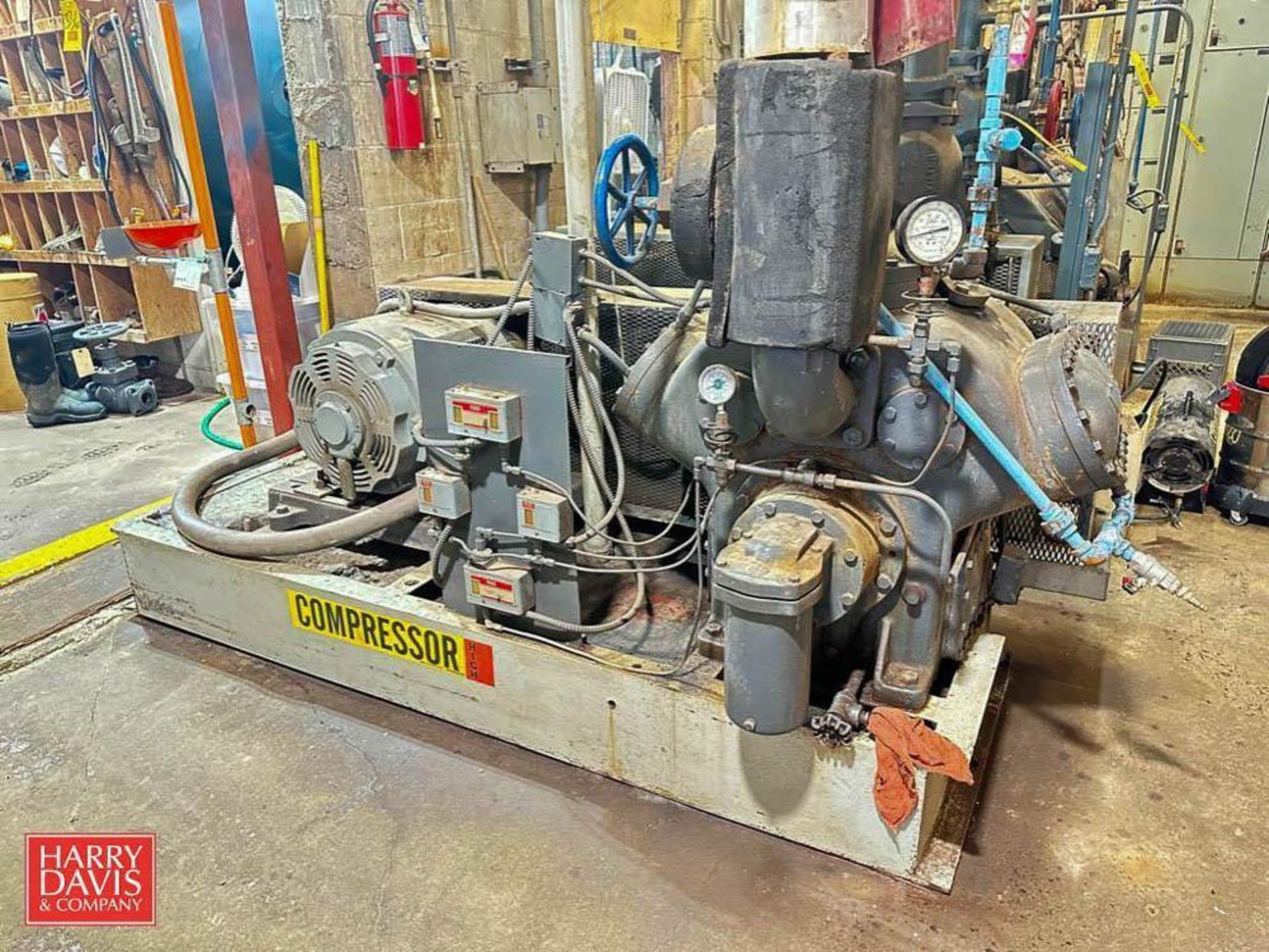 Vilter 6-Cylinder 75 HP Ammonia Compressor - Rigging Fee: $3,500