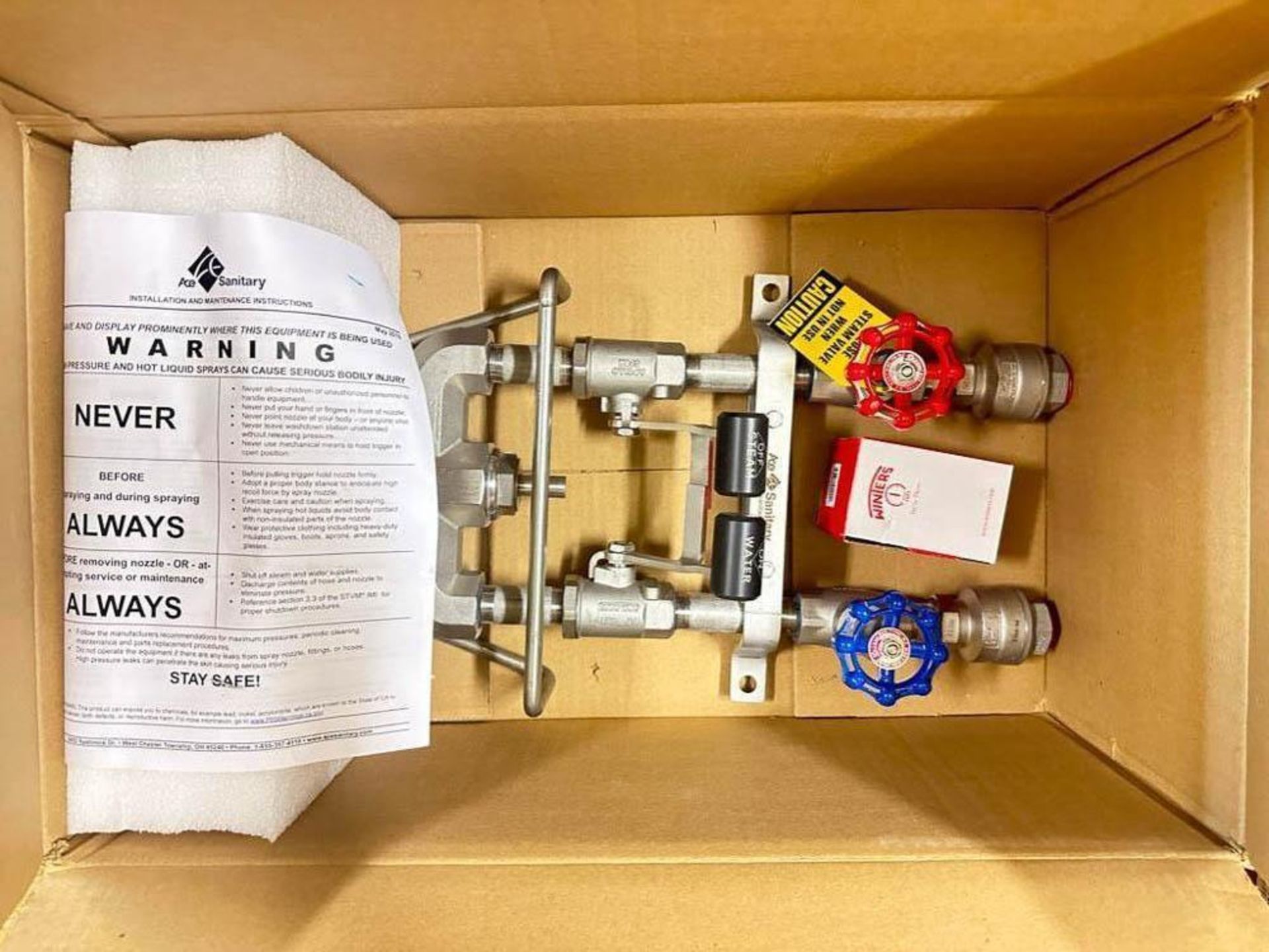 Assorted Lab Equipment, S/S and Parts, Including: (2) New Sanitary Steam Valves, Precision - Image 5 of 13