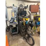 Miller Econo Twin HF Welder: Mounted on Cart (Tank Not Included) - Rigging Fee: $100