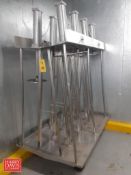 A-Frame 8-Station Portable Pneumatic S/S Cheese Press - Rigging Fee: $250