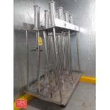 A-Frame 8-Station Portable Pneumatic S/S Cheese Press - Rigging Fee: $250