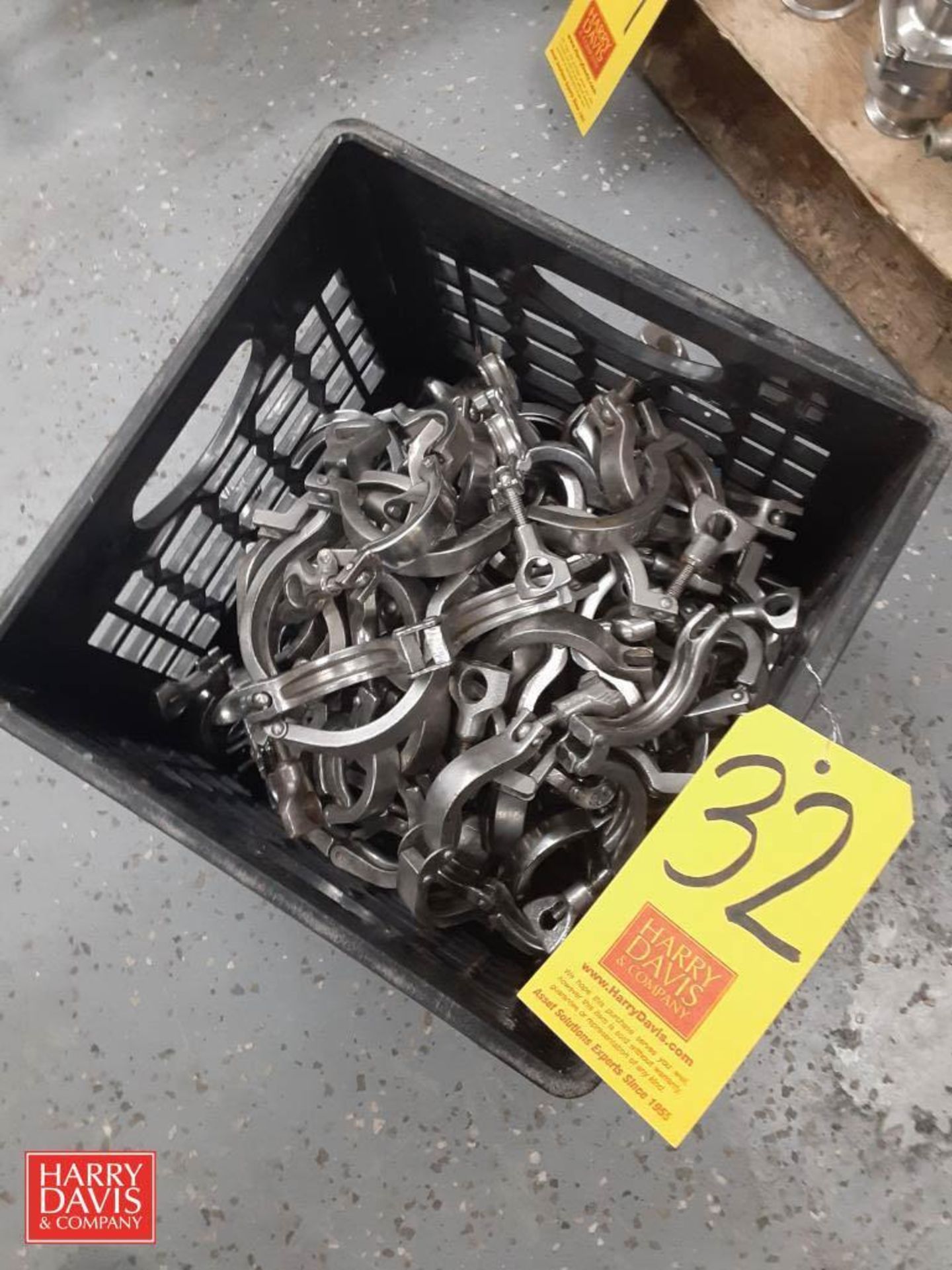 S/S Tri-Clamp Clamps, 1.5" to 2.5" - Rigging Fee: $25