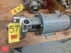 Fristam S/S Centrifugal Pump with 2 HP 3,450 RPM Motor - Rigging Fee: $150