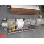 Fristam S/S Positive Displacement Pump Skid, Model: FKL50ASTD, S/N: FKL50A1706047 with 3 HP In-Line