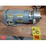 S/S Centrifugal Pump with Motor - Rigging Fee: $150