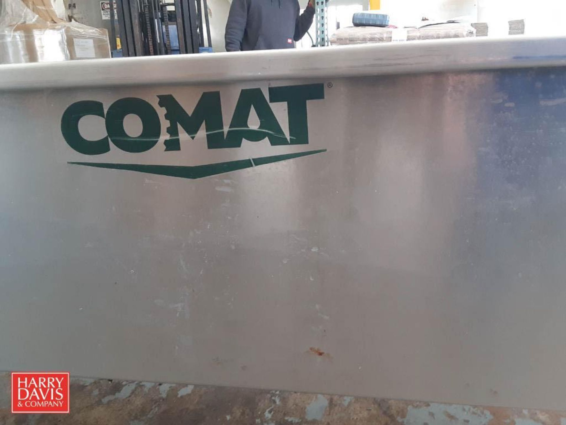 Comat 200 Gallon S/S Portable Cheese Vat with 2" Manual Butterfly Drain Valve: Mounted on Casters - - Image 3 of 3