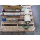 (4) Roller Drive Power Units: (2) 14" Length x 4" Diameter, (1) 14" Length x 4" Diameter and (1) 16"