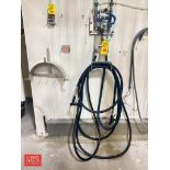 Hose Station with (2) Hoses, (2) Sprayers and Splitter - Rigging Fee: $50