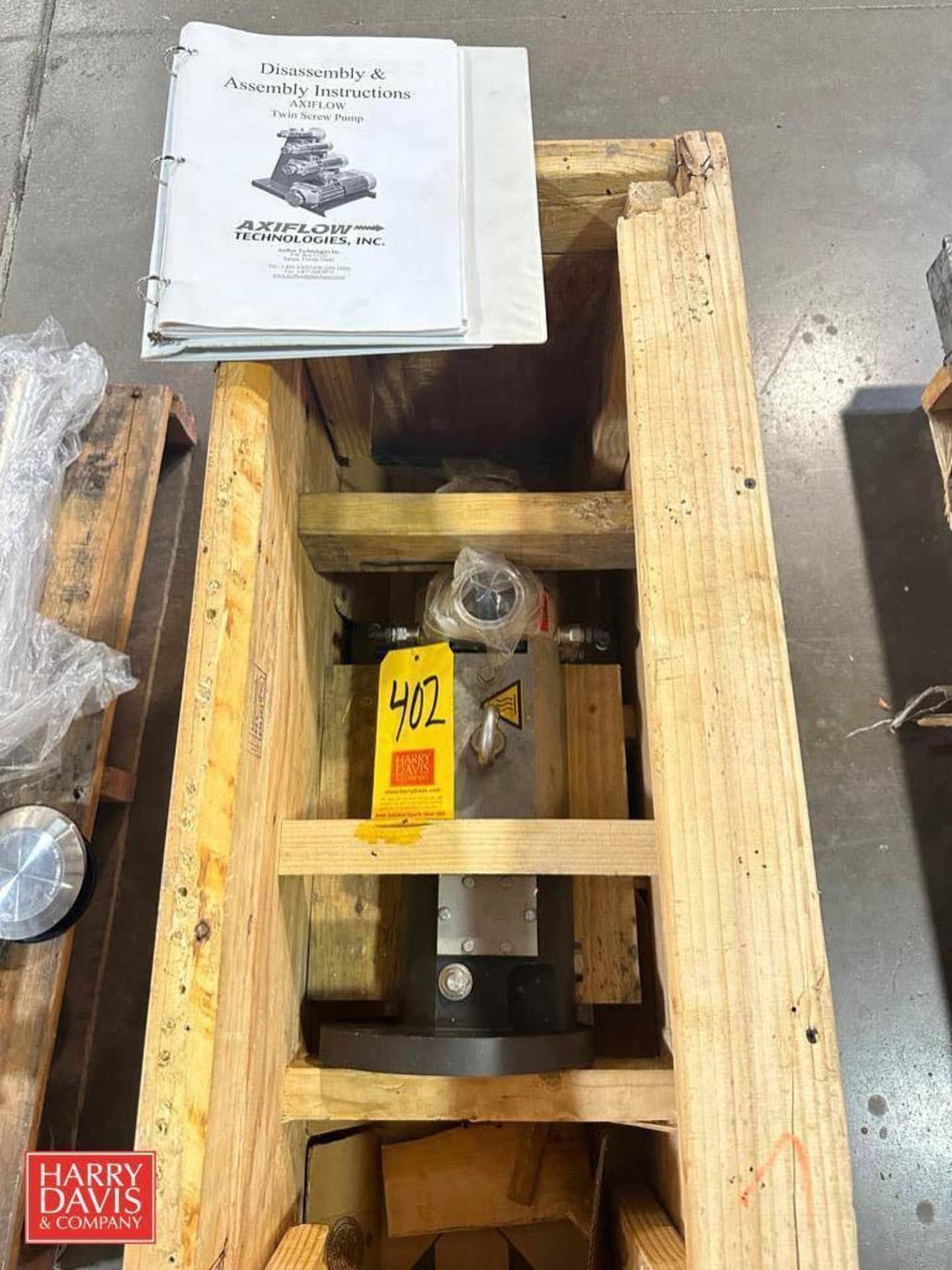 NEW Axiflow 2" S/S Twin Screw Pump, Model: 14404CH258150BA28651 - Rigging Fee: $50