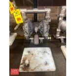 S/S Diaphragm Pump with Muffler: Mounted on Poly Base - Rigging Fee: $150