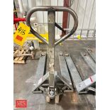 Hydraulic Pallet Jack - Rigging Fee: $25