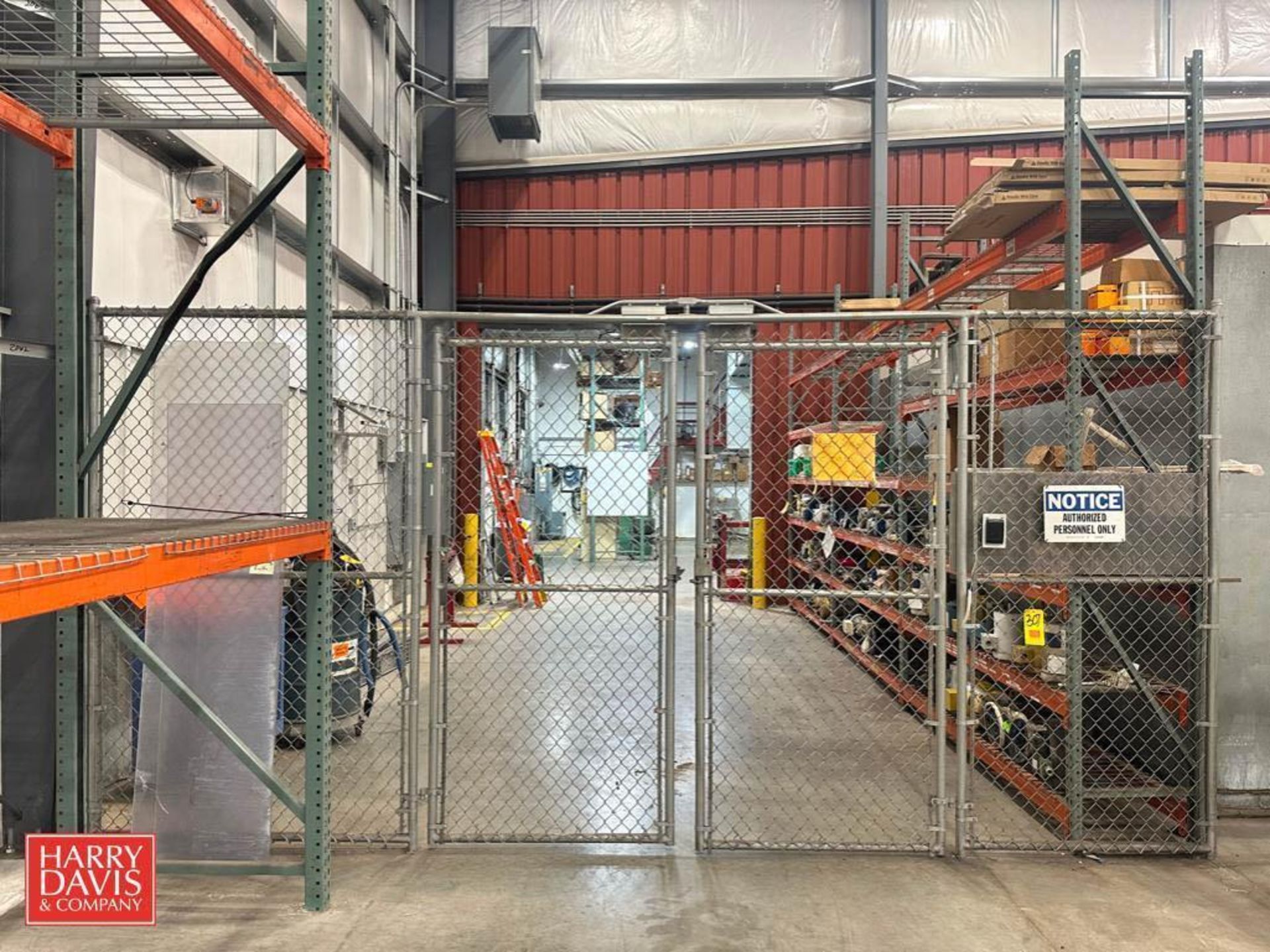 Chain Link Enclosure: 17' x 8’ with Gate - Rigging Fee: $150