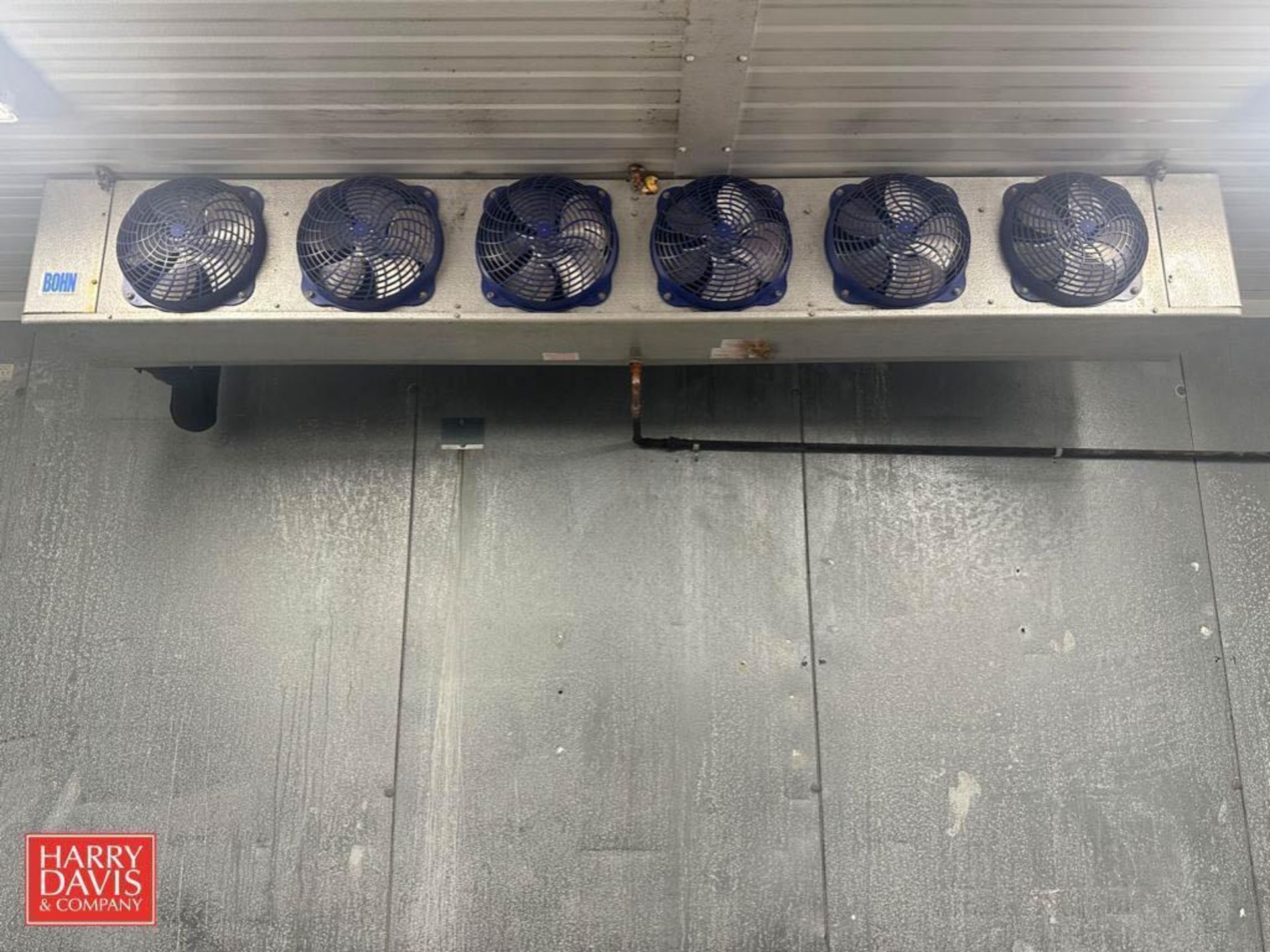 Bohn and Larkin 6-Fan Freon Freezer Blower with Compressor (Located Outside) - Image 2 of 4