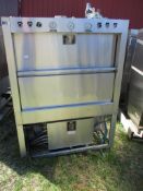 Douglas All S/S Cabinet Washer, Tilt Open Front Door, (4) S/S Spray Heads, Washing Chamber Measures