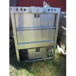 Douglas All S/S Cabinet Washer, Tilt Open Front Door, (4) S/S Spray Heads, Washing Chamber Measures