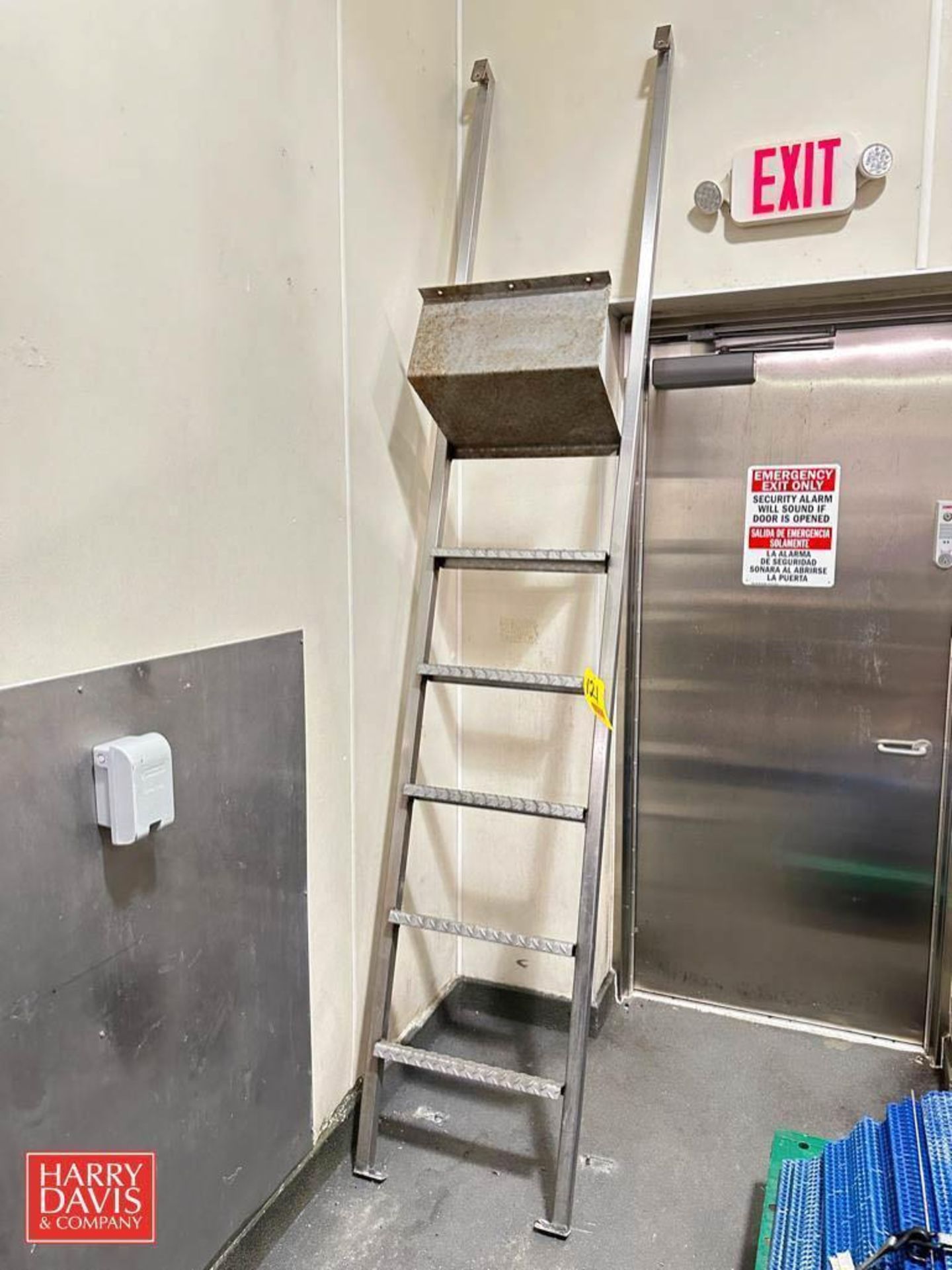 S/S Ladder with Platform - Rigging Fee: $75